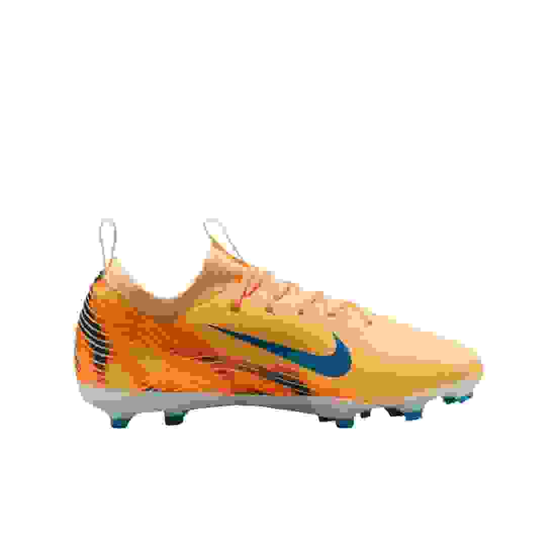 Nike Jr. Mercurial Vapor 16 Academy Grade School Kids' "Melon Tint/Igloo/Neo Turquoise" Soccer Cleat